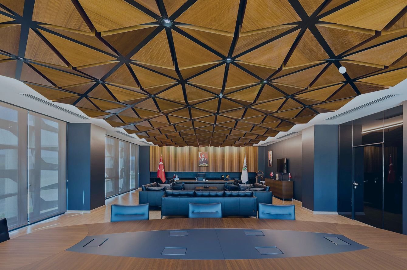 Integra & Sepia: Metal and Wood Suspended Ceiling Systems